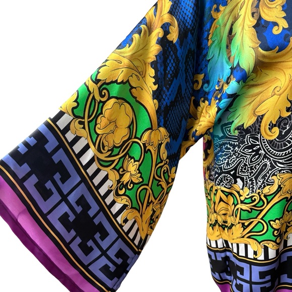 NWT, Sauvage Swim Silk Kimono, One Size - Picture 9 of 13